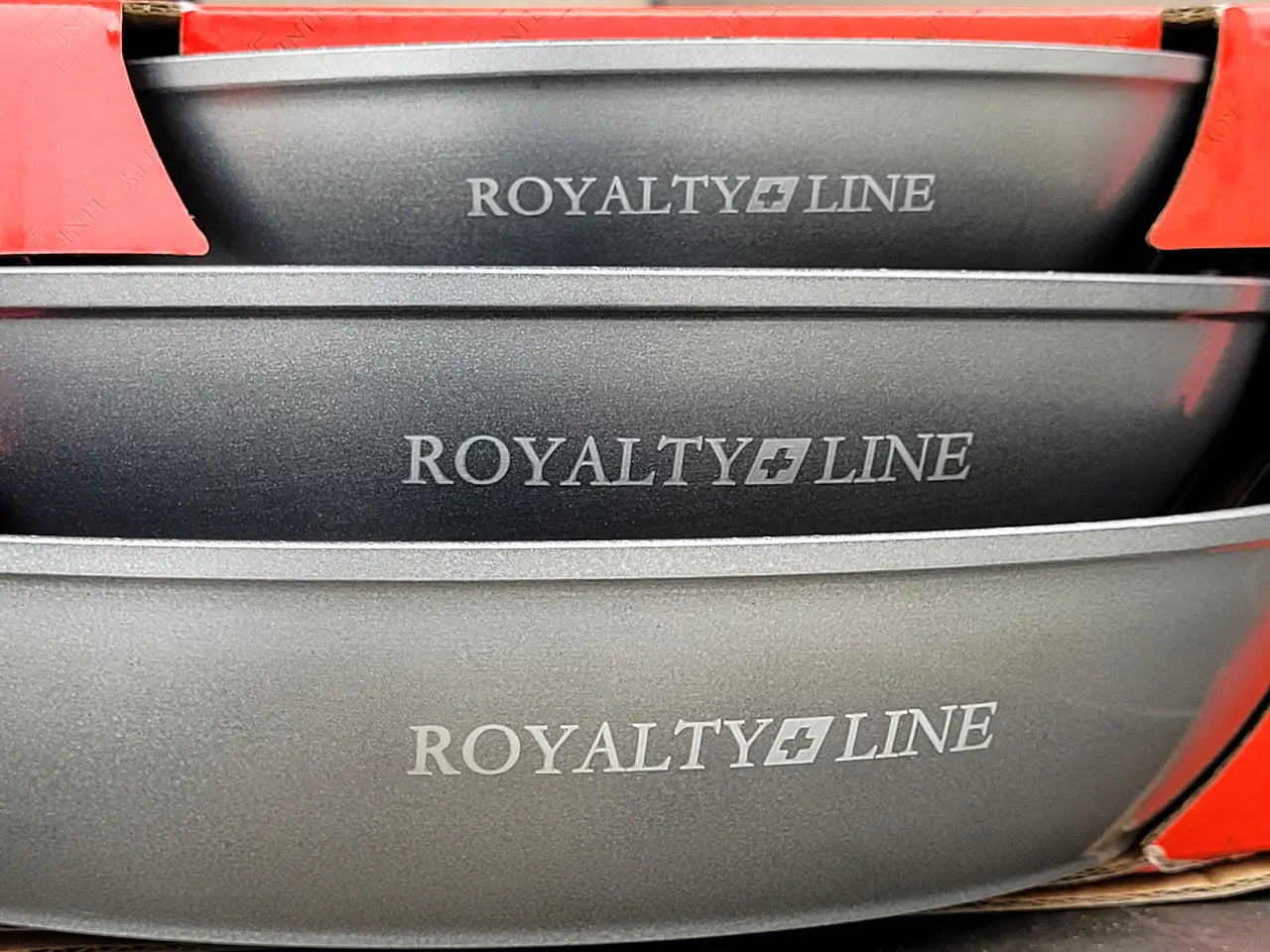 Royalty Line RL-FM3F-Black 3-piece frying pan set - SmartGatelb