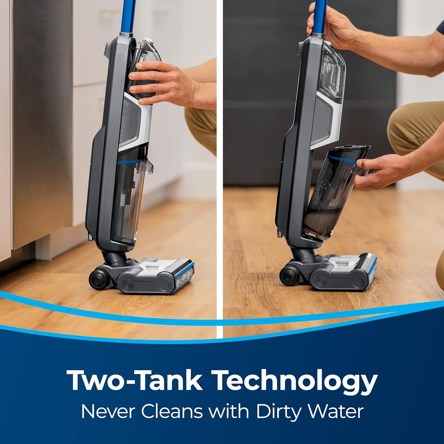 Bissell Crosswave HF3 Cordless Wet/Dry Vacuum Cleaner and Mop, Multi-Surface and Hardwood Floor Cleaner - SmartGatelb