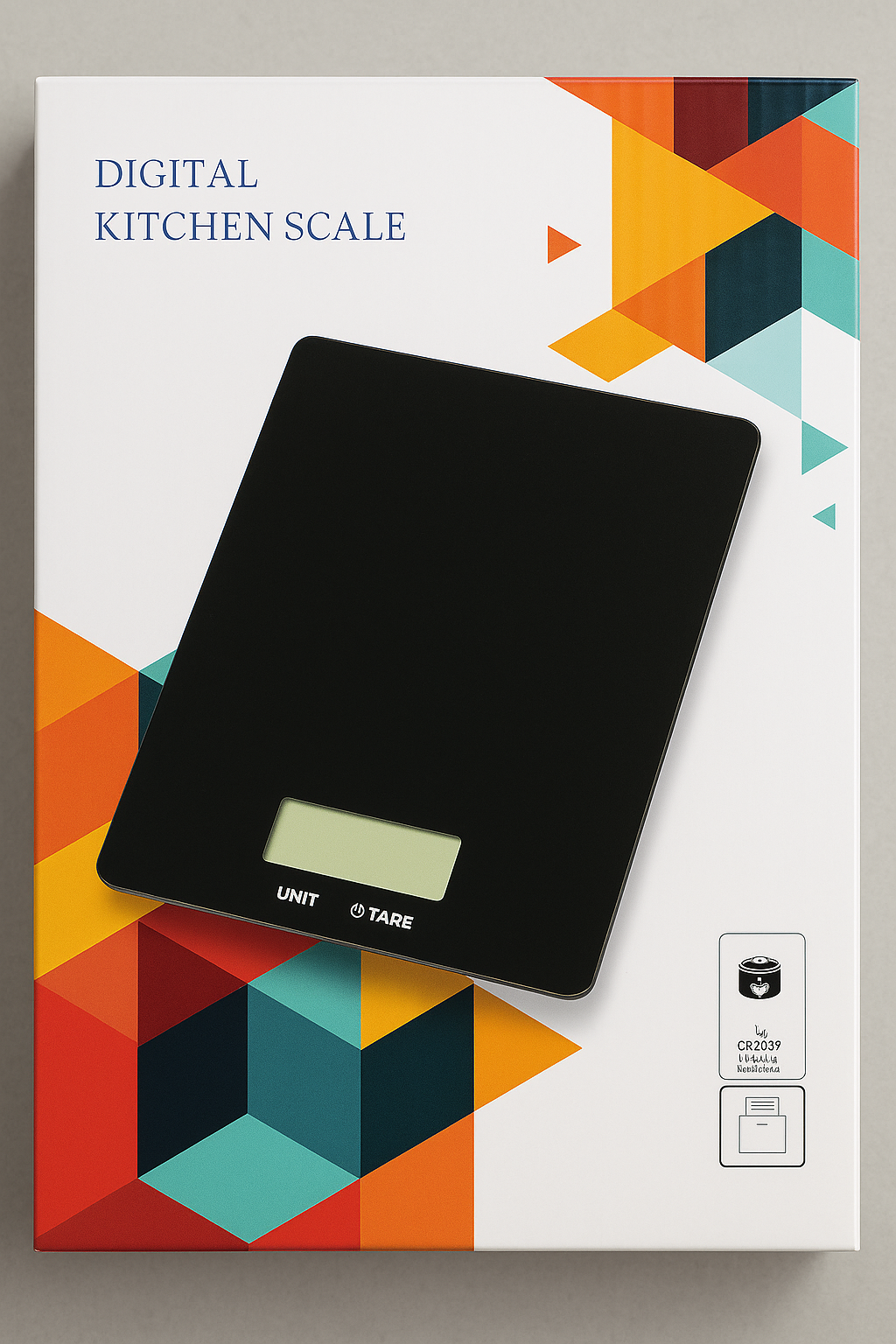 Digital Kitchen Scale – Sleek Glass Surface - SmartGatelb
