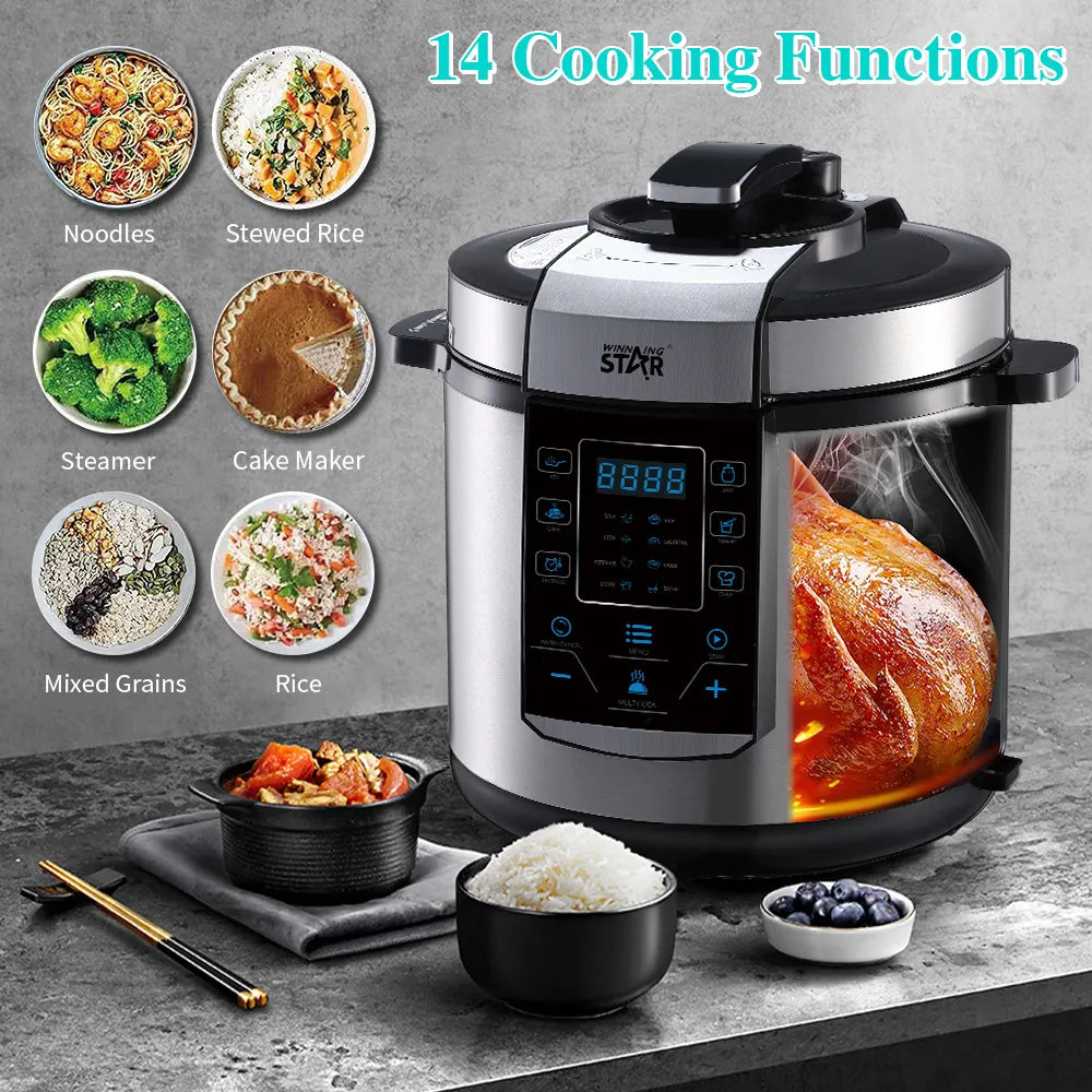 Winning star ST-9303/DFG-66 Multipurpose Electric Pressure Cooker - SmartGatelb