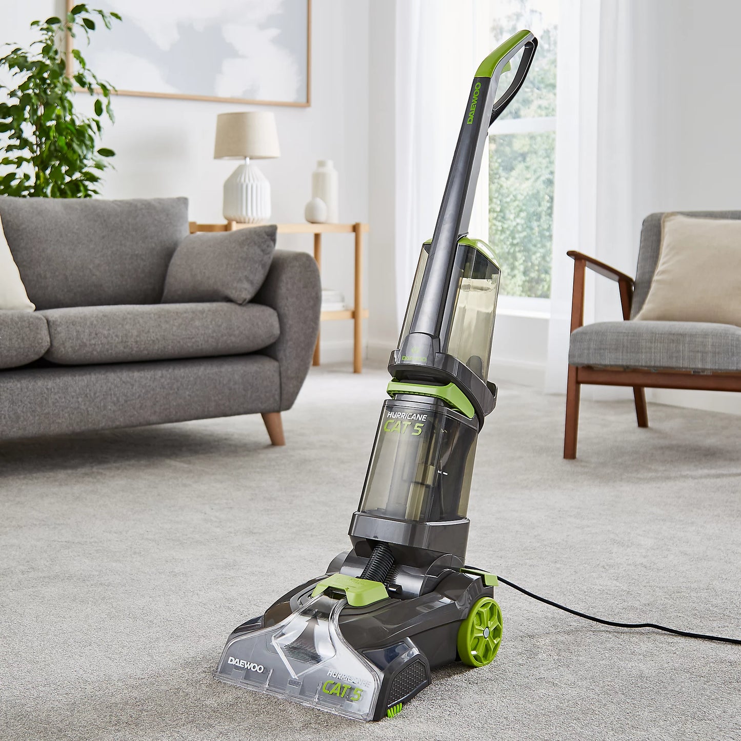 Daewoo Hurricane Cat 5 Upright Carpet Washer with Handheld Upholstery Tool