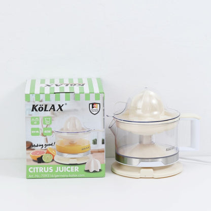 KOLAX Electric Citrus Juicer – Adjustable 5-Speed Juice Extractor, 500ML Capacity, 40W
