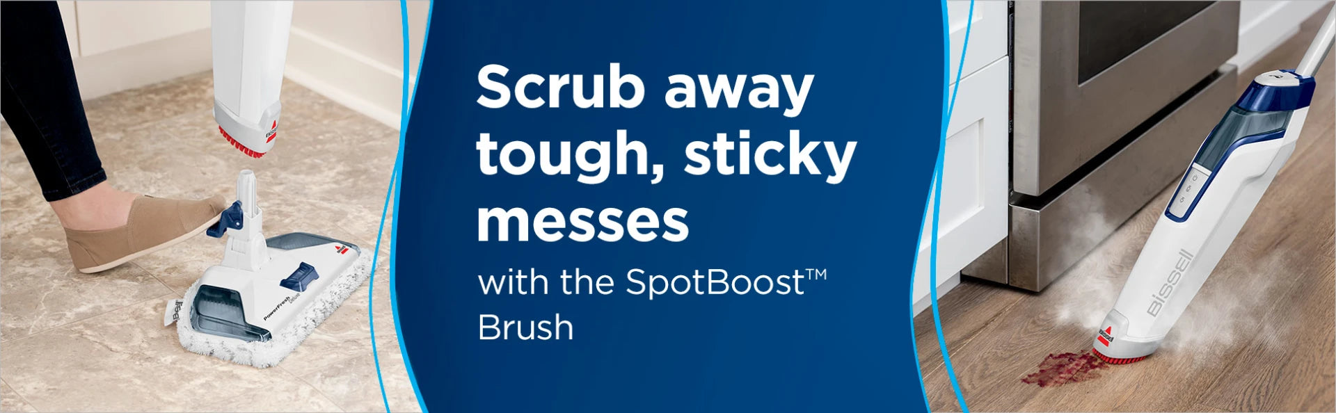 Bissell PowerFresh Steam Mop with SpotBoost Brush - SmartGatelb