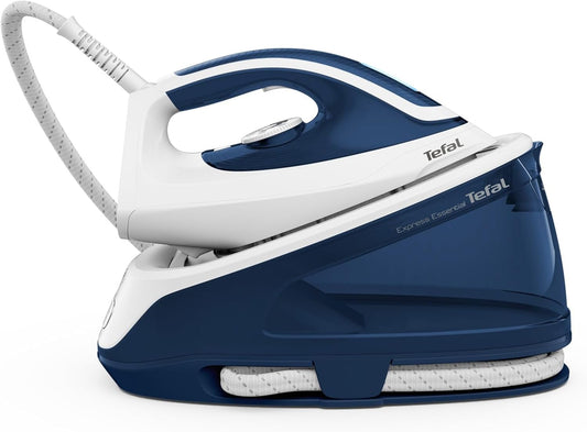 Tefal Express Essential SV6116E0 Steam Generator Iron – 5.3 Bar Pressure, 120g/min Steam Boost, Ceramic Soleplate
