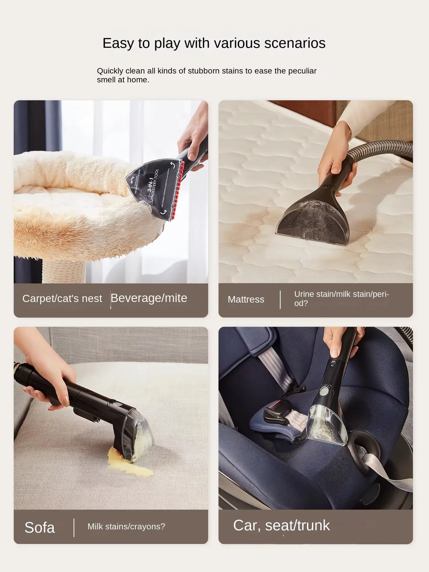 Bissell SpotClean 36985Z – Portable Carpet & Upholstery Stain Cleaner