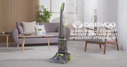 Daewoo Hurricane Cat 5 Upright Carpet Washer with Handheld Upholstery Tool