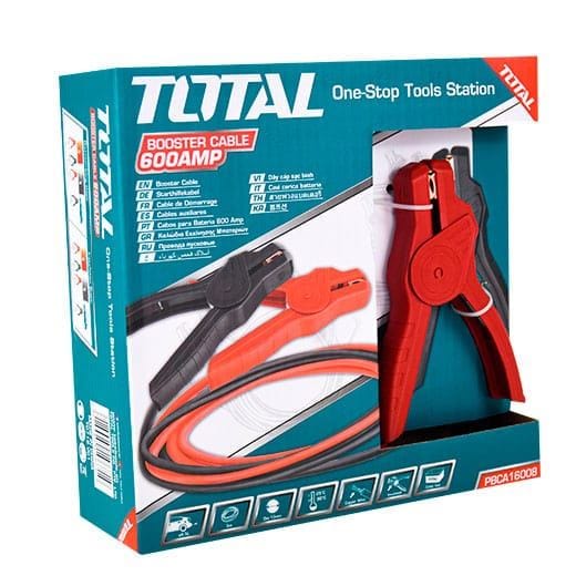 TOTAL Car Booster Cable with Lamp – 600AMP (PBCA16008L) - SmartGatelb